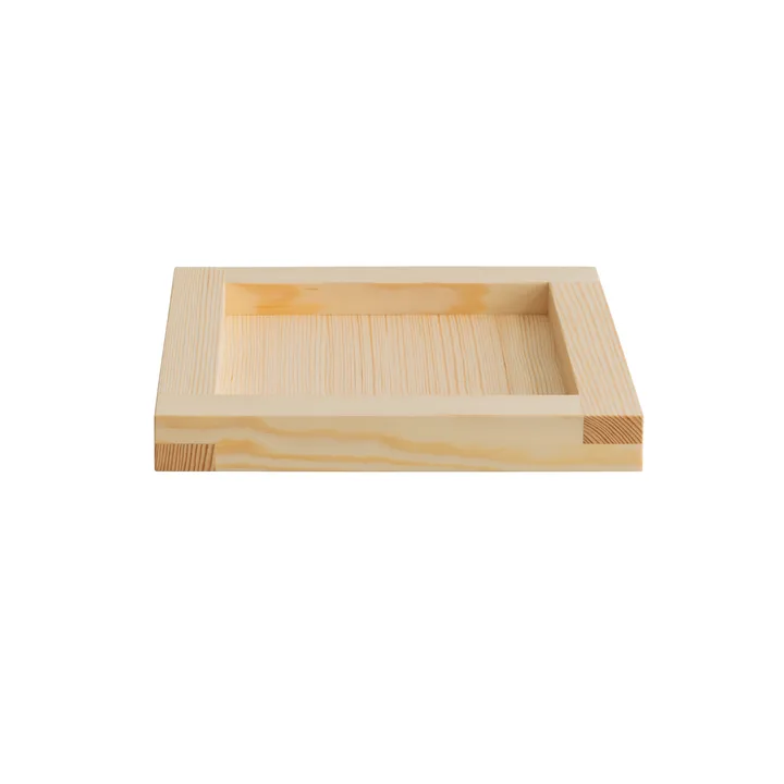 009 Tray Tablett - Ölgewachste Kiefer, 33x33x6 cm - Vaarnii