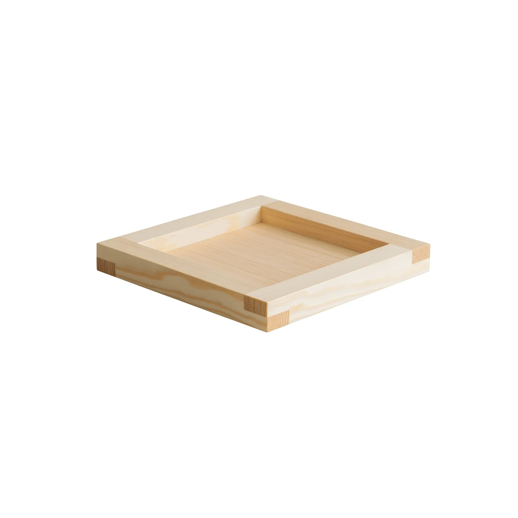 009 Tray Tablett, Ölgewachste Kiefer, 33x33x6 cm Vaarnii