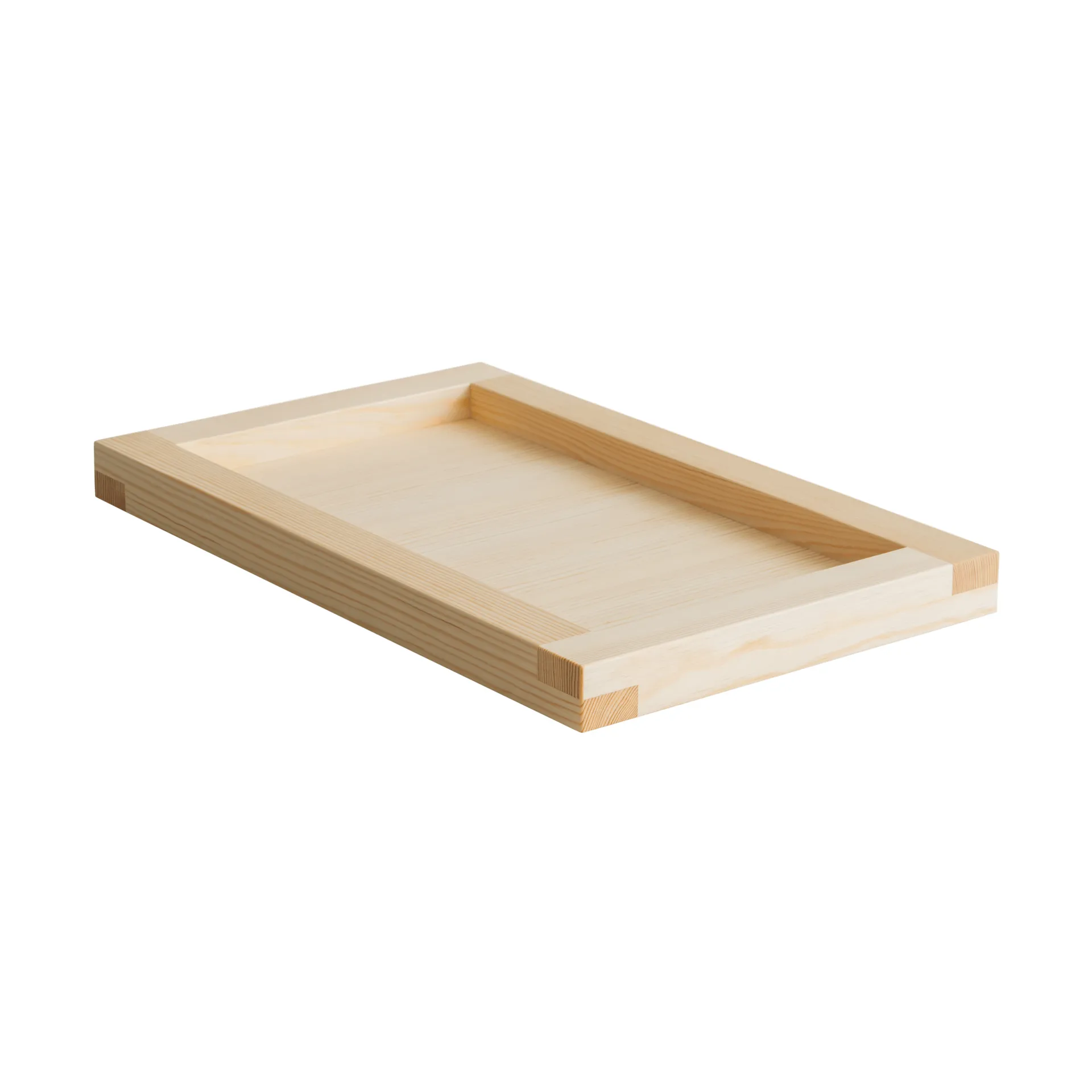 009 Tray Tablett, Ölgewachste Kiefer, 54x33x6 cm Vaarnii