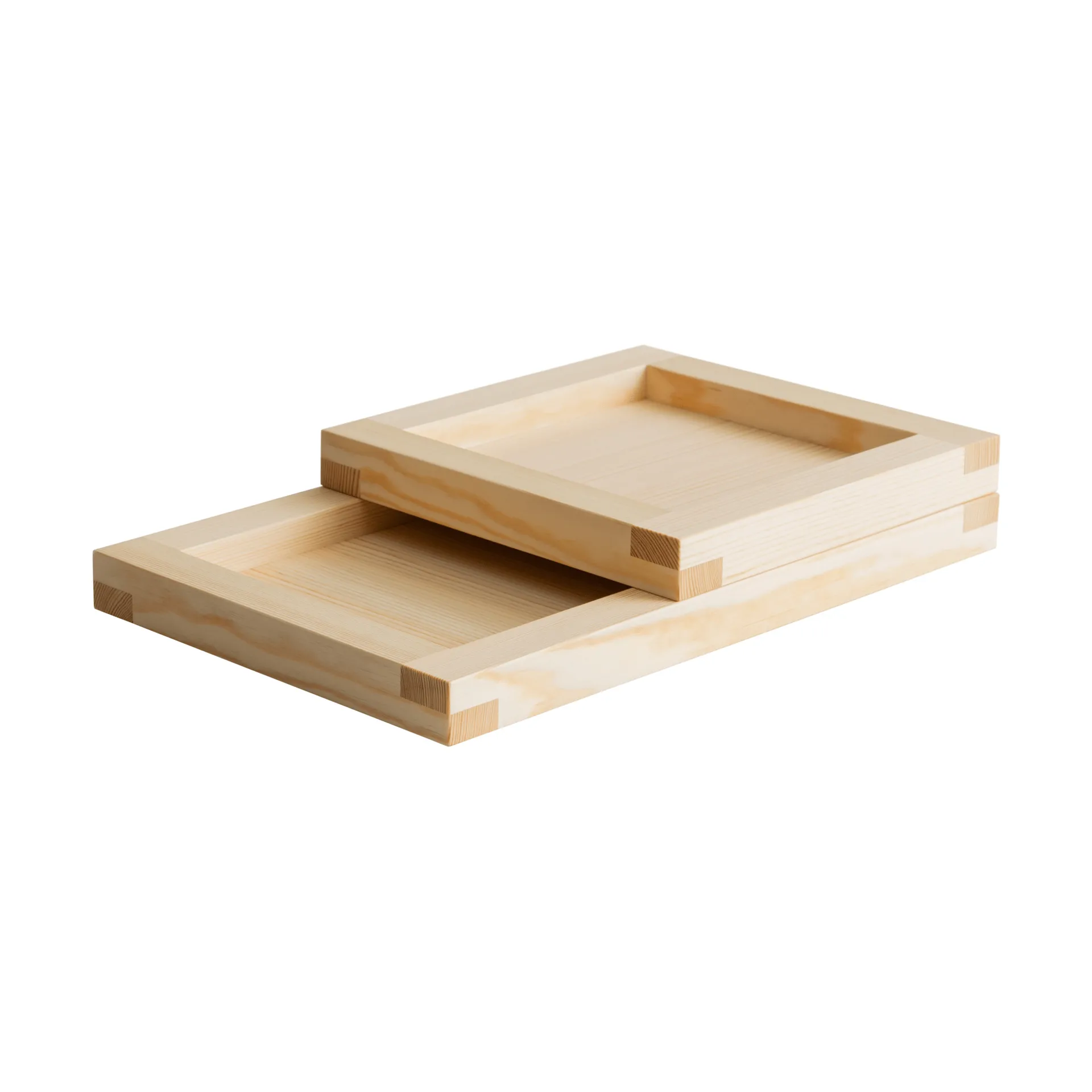 009 Tray Tablett, Ölgewachste Kiefer, 54x33x6 cm Vaarnii