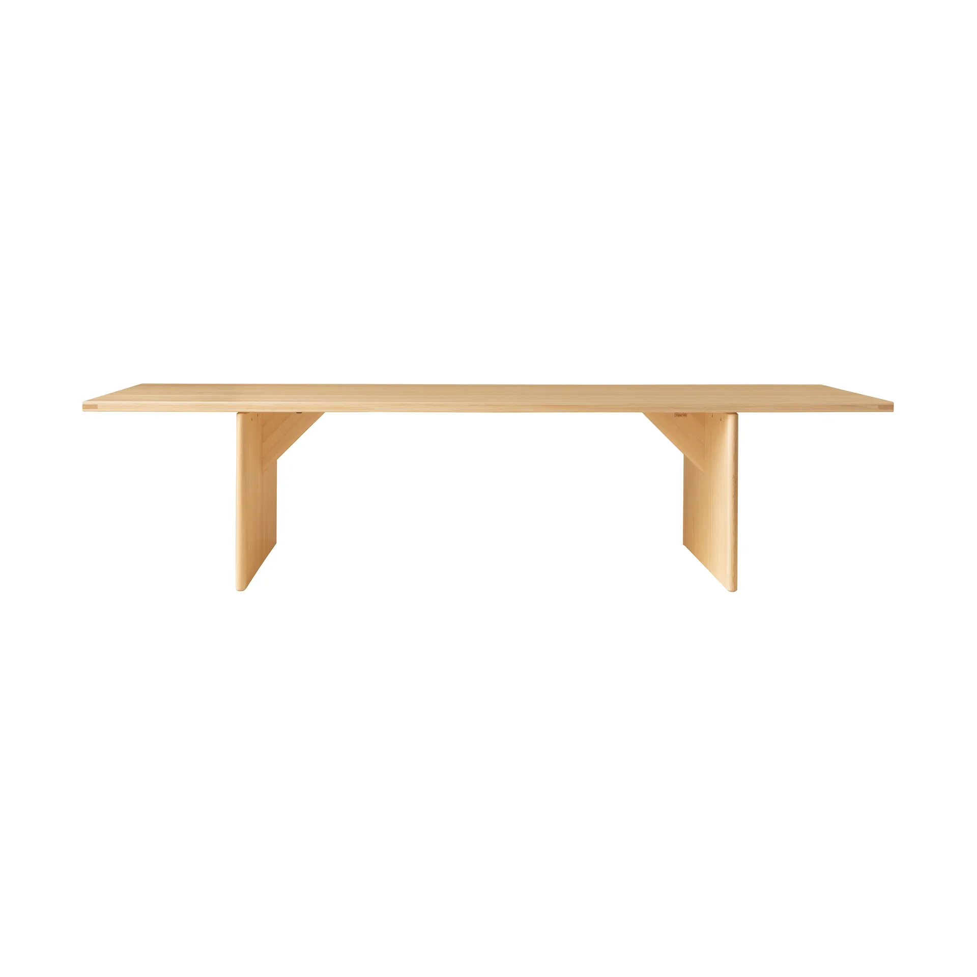012 Kolmio Dining Table Tisch, Matt geölte Fichte, 305x99x72 cm Vaarnii