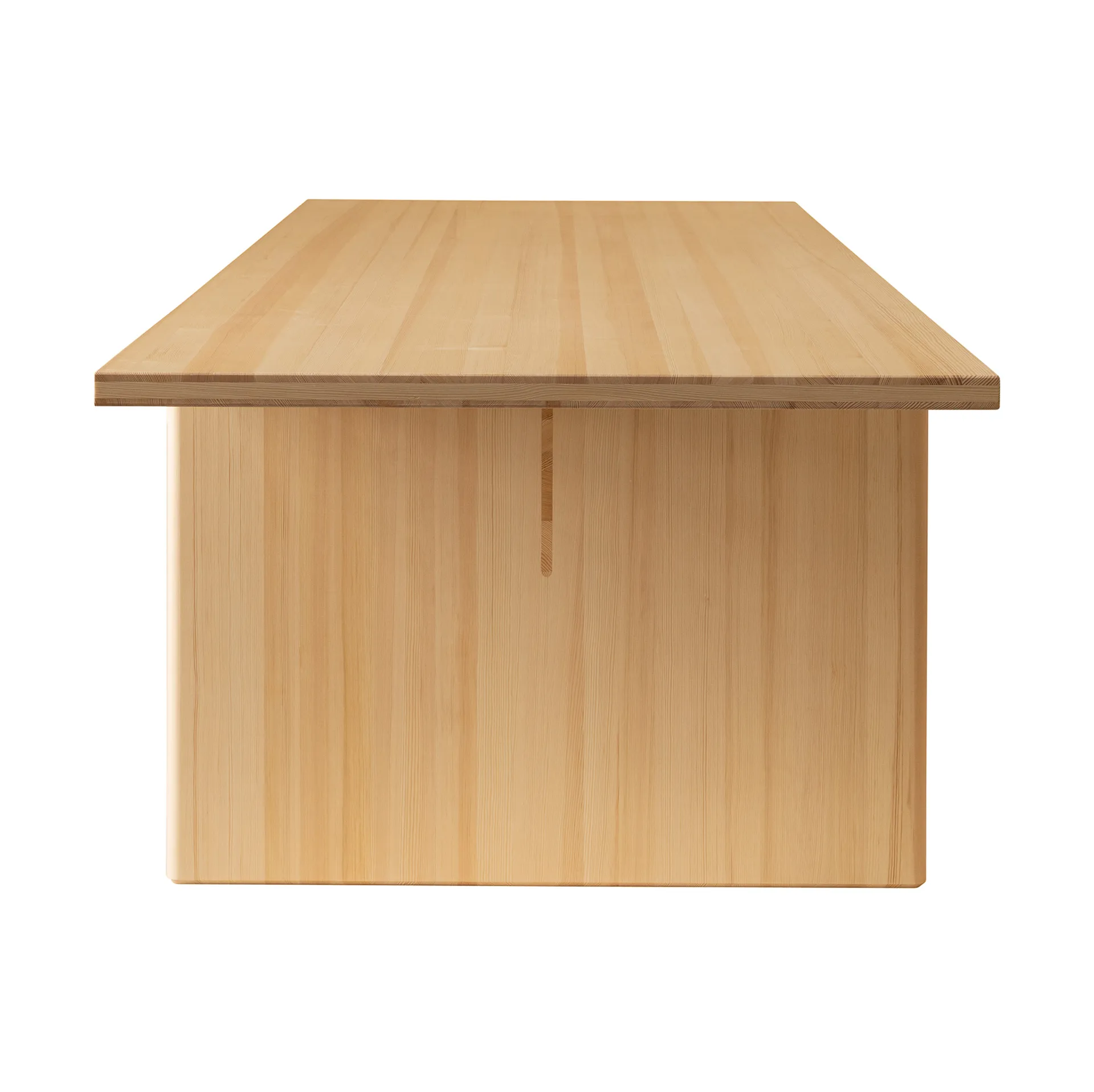 012 Kolmio Dining Table Tisch, Matt geölte Fichte, 305x99x72 cm Vaarnii