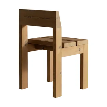 013 Osa Outdoor Dining Chair Stuhl - Matt geöltes Wachs-Kiefernholz - Vaarnii