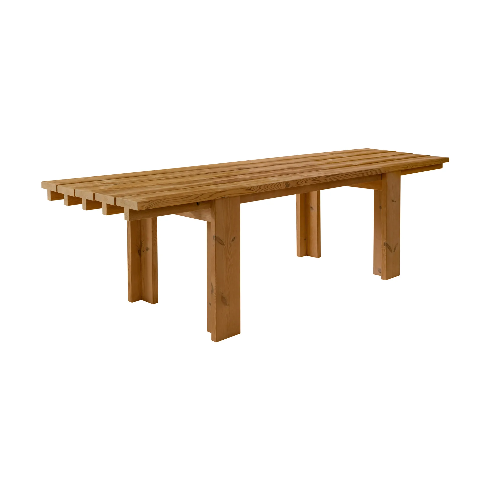 013 Osa Outdoor Table Tisch, Wärmebehandeltes Kiefernholz, 270x94x78 cm Vaarnii