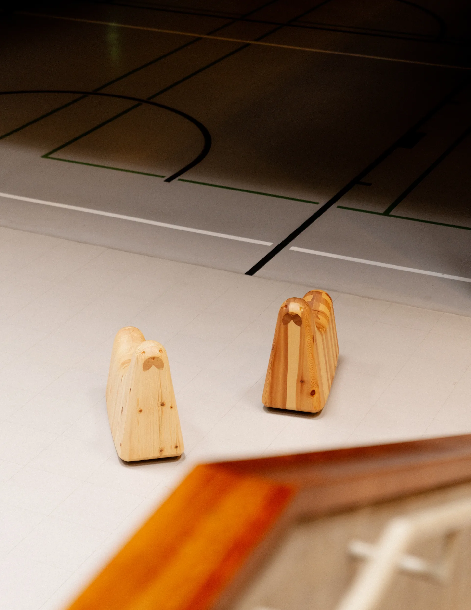 014 Norppa Rocking Toy Schaukelpferd, Matt geöltes Wachs-Kiefernholz Vaarnii