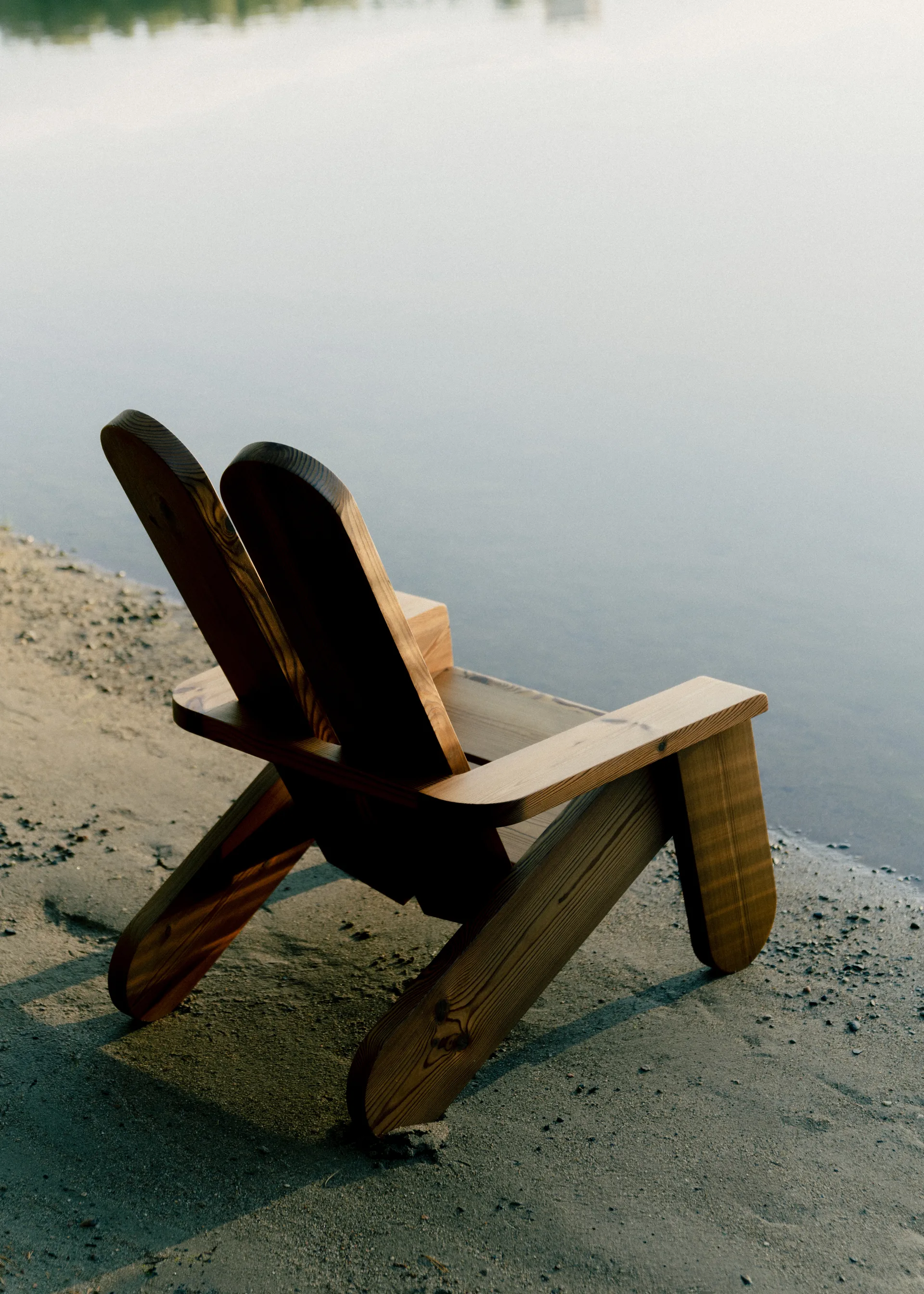 015 Peace Outdoor Lounge Chair Loungesessel, Thermobehandelte Kiefer Vaarnii