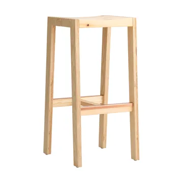 016 Maasto Bar Stool Barhocker - Matt geöltes Wachs-Kiefernholz, 75 cm - Vaarnii