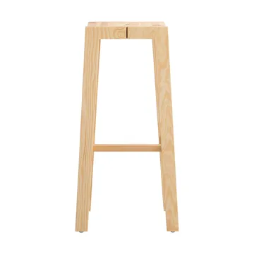 016 Maasto Bar Stool Barhocker - Matt geöltes Wachs-Kiefernholz, 75 cm - Vaarnii