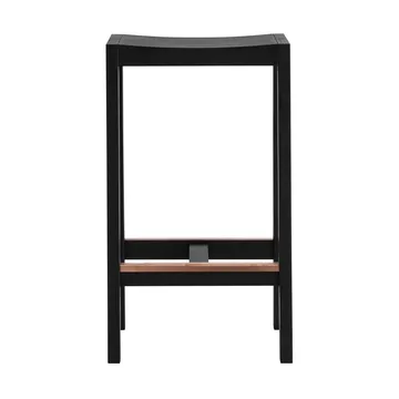 016 Maasto Bar Stool Barhocker - Schwarz gebeizte Kiefer, 65 cm - Vaarnii