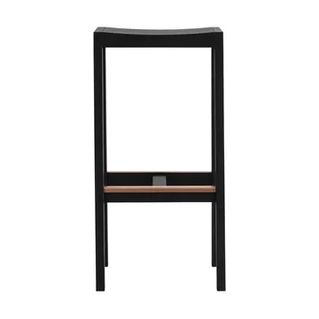 016 Maasto Bar Stool Barhocker - Schwarz gebeizte Kiefer, 75 cm - Vaarnii