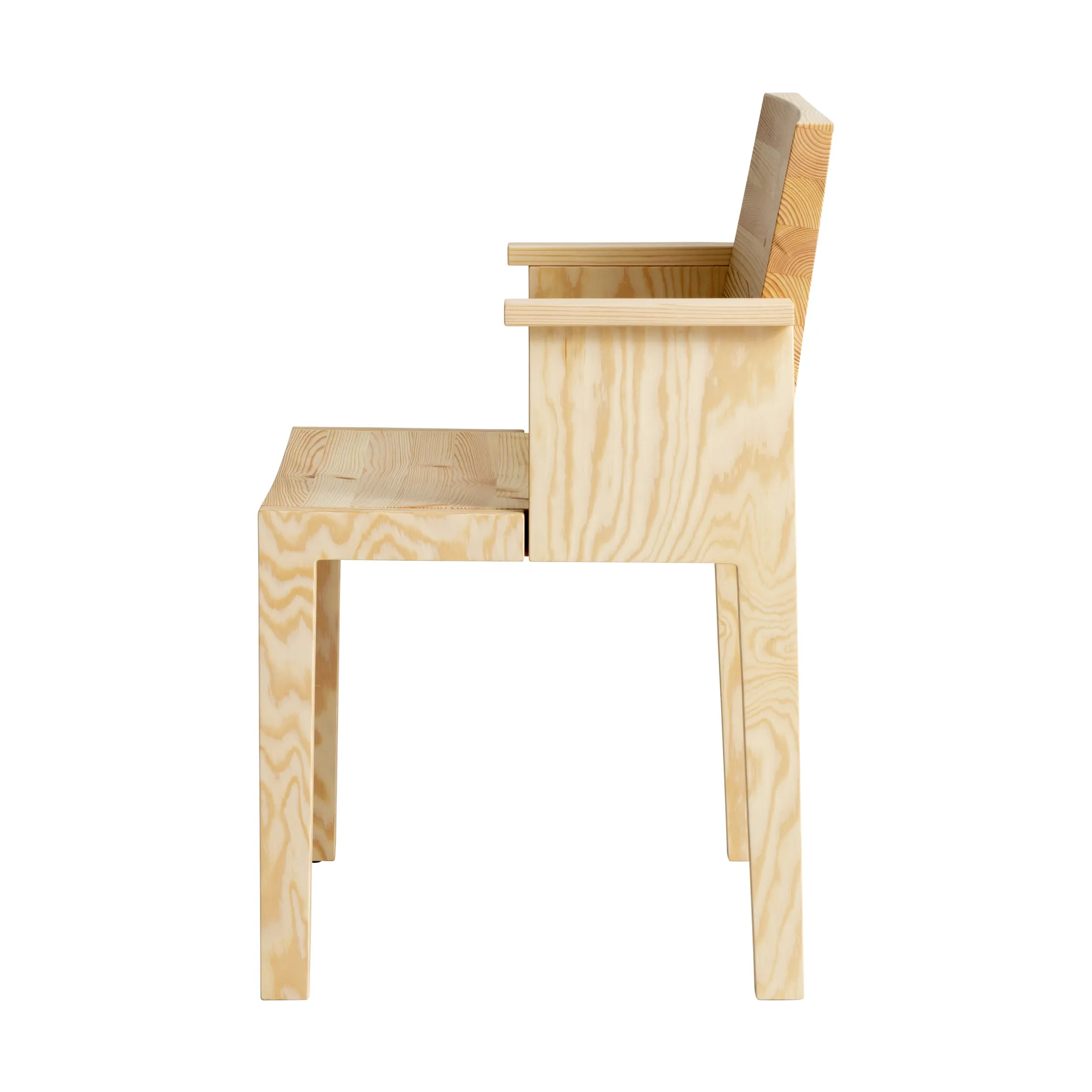 016 Maasto Dining Armchair Armlehnstuhl, Matt geöltes Wachs-Kiefernholz Vaarnii