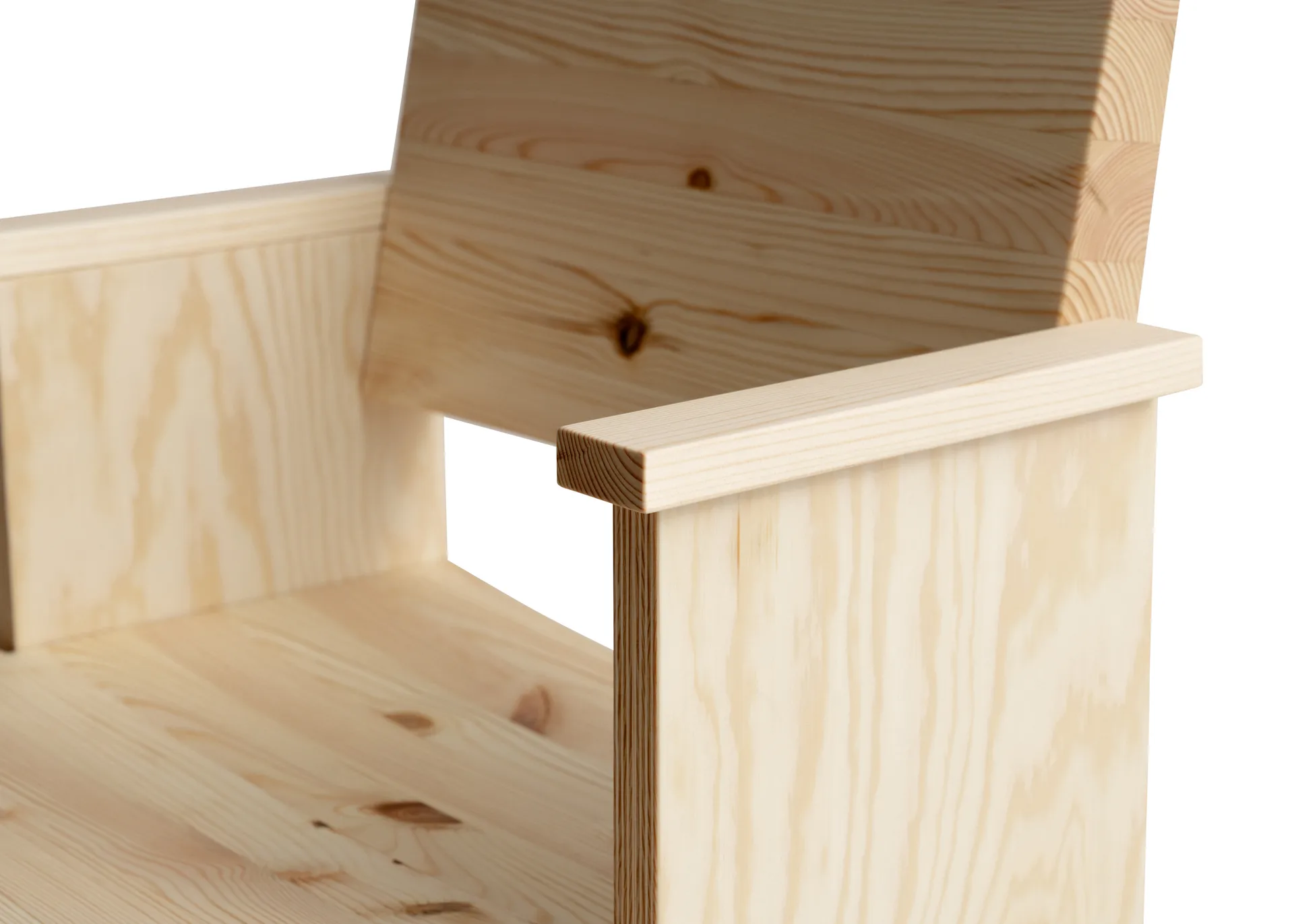 016 Maasto Dining Armchair Armlehnstuhl, Matt geöltes Wachs-Kiefernholz Vaarnii