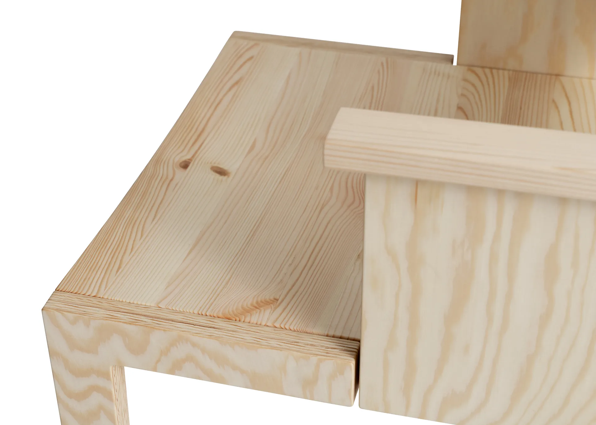 016 Maasto Dining Armchair Armlehnstuhl, Matt geöltes Wachs-Kiefernholz Vaarnii