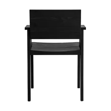 016 Maasto Dining Armchair Armlehnstuhl - Schwarz gebeizte Kiefer - Vaarnii