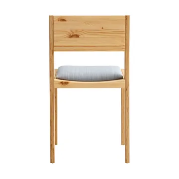 016 Maasto Dining Chair Stuhl - Matt geöltes Wachs-Kiefernholz, gepolsterter Sitz grau - Vaarnii
