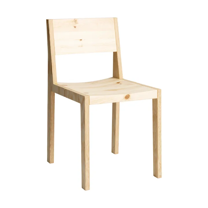 016 Maasto Dining Chair Stuhl - Matt geöltes Wachs-Kiefernholz - Vaarnii