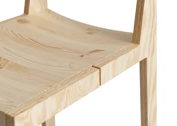 016 Maasto Dining Chair Stuhl - Matt geöltes Wachs-Kiefernholz - Vaarnii