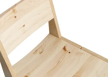 016 Maasto Dining Chair Stuhl - Matt geöltes Wachs-Kiefernholz - Vaarnii