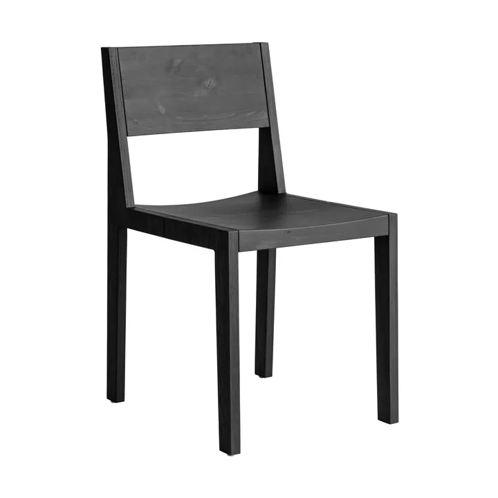 016 Maasto Dining Chair Stuhl - Schwarz gebeizte Kiefer - Vaarnii