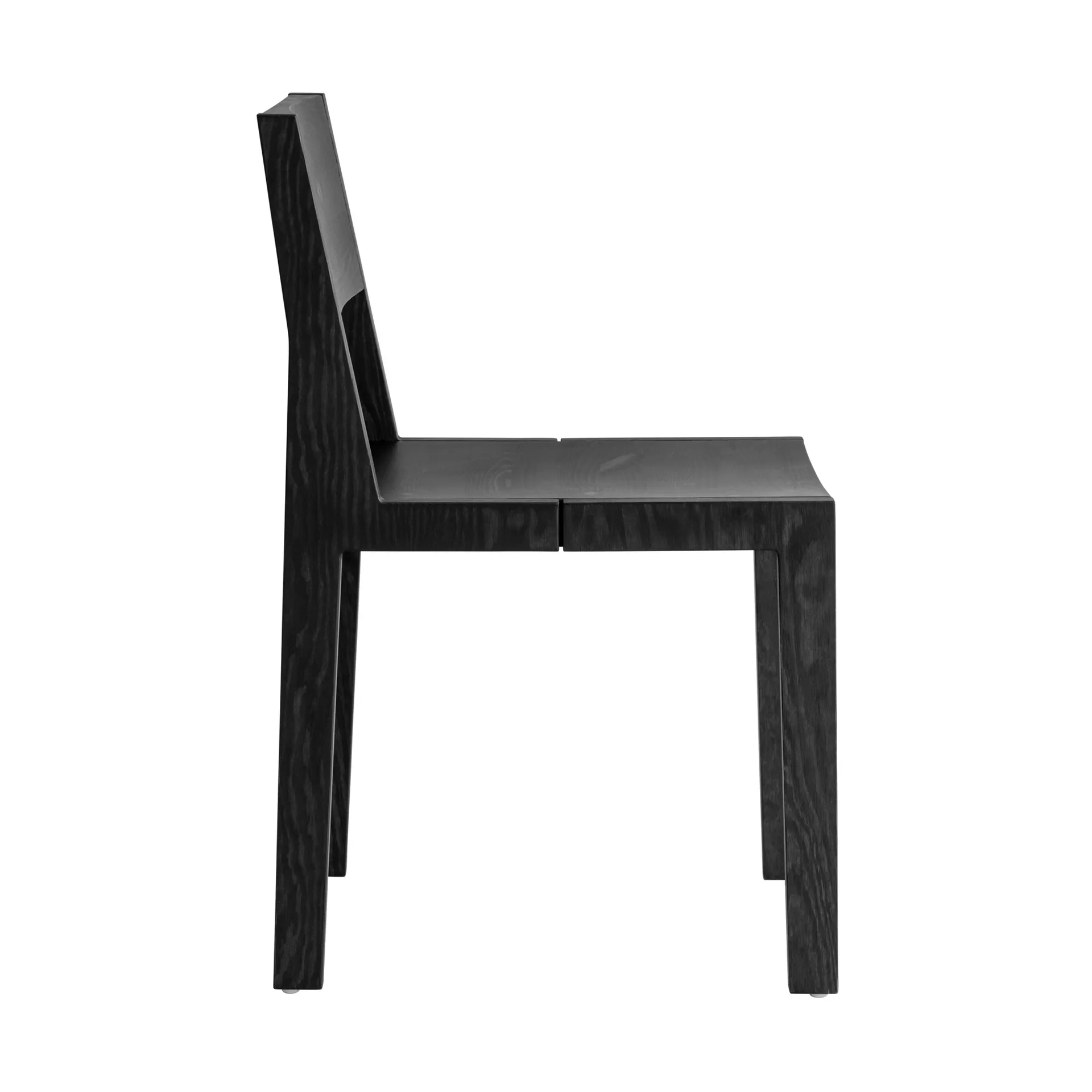 016 Maasto Dining Chair Stuhl, Schwarz gebeizte Kiefer Vaarnii