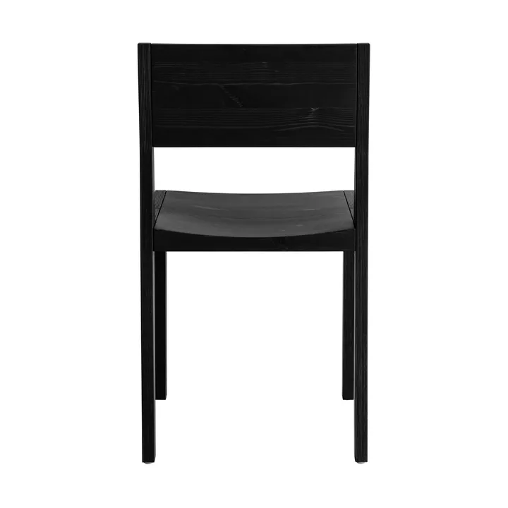 016 Maasto Dining Chair Stuhl - Schwarz gebeizte Kiefer - Vaarnii
