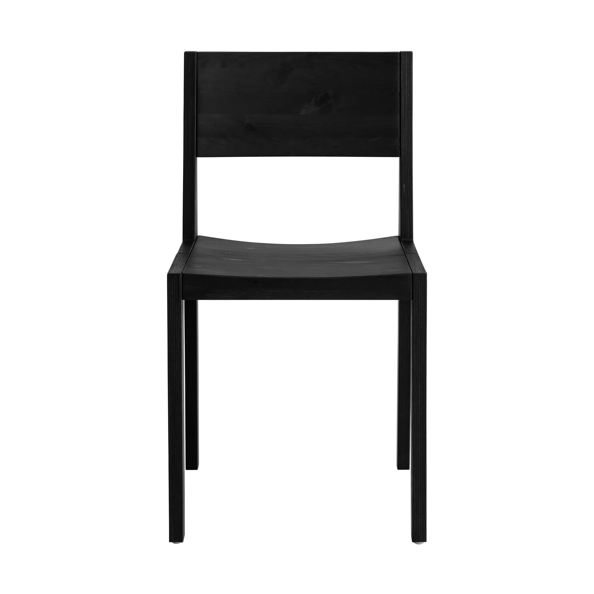 016 Maasto Dining Chair Stuhl, Schwarz gebeizte Kiefer Vaarnii