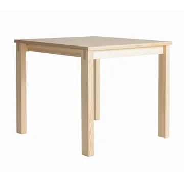 016 Maasto Table Tisch - Matt geöltes Wachs-Kiefernholz, 120x120x75 cm - Vaarnii