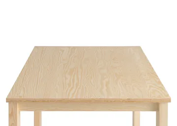 016 Maasto Table Tisch - Matt geöltes Wachs-Kiefernholz, 120x120x75 cm - Vaarnii