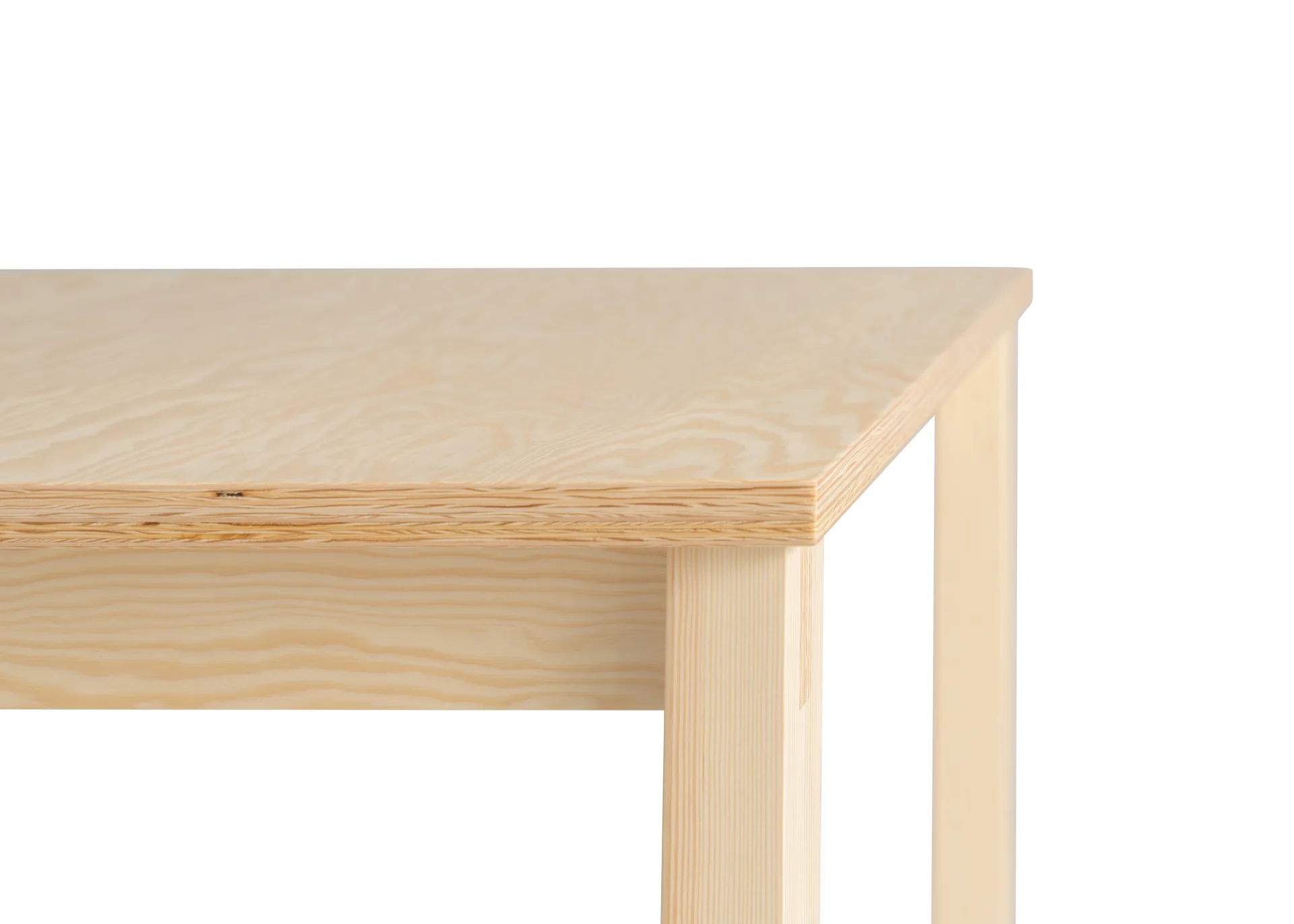 016 Maasto Table Tisch, Matt geöltes Wachs-Kiefernholz, 90x90x75 cm Vaarnii