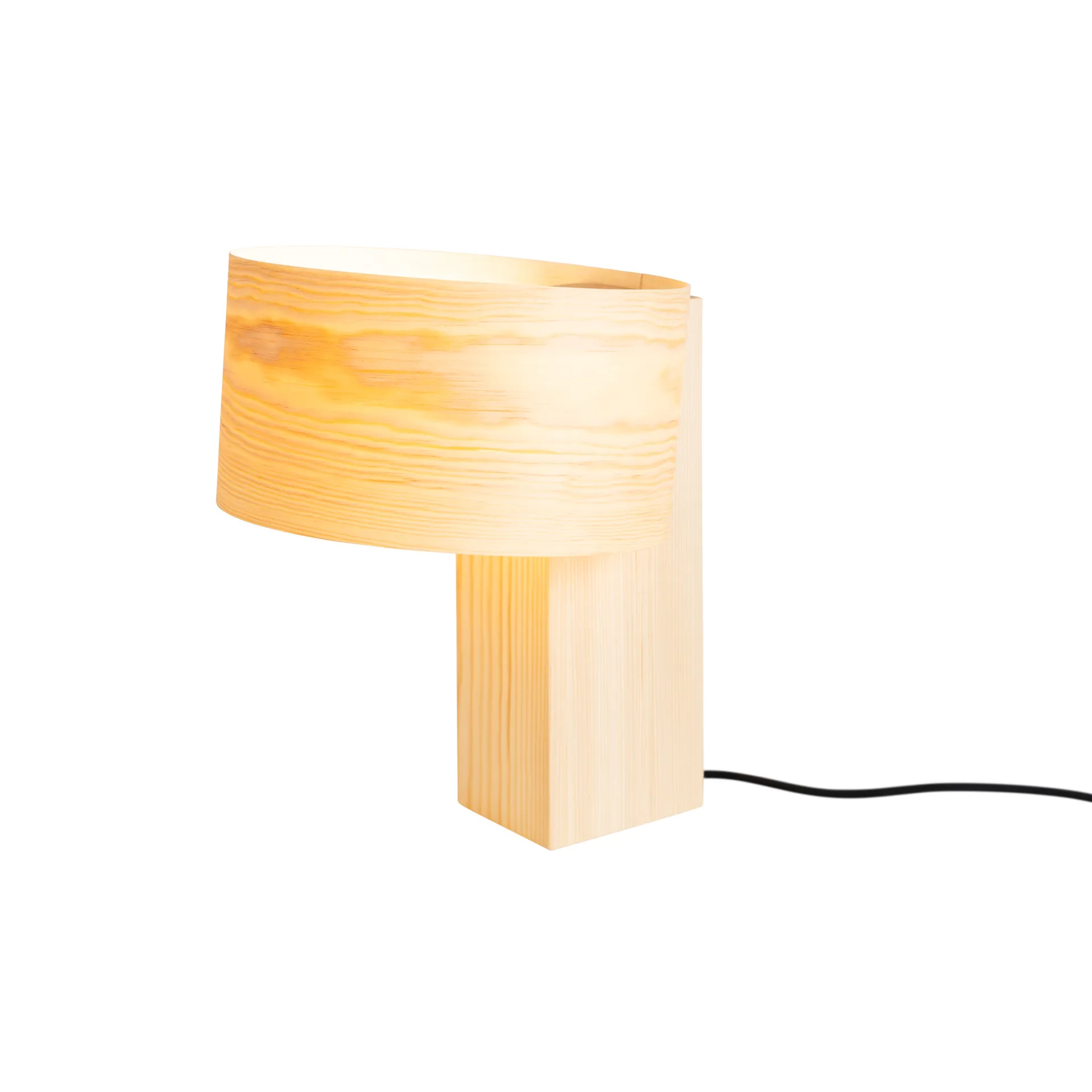 018 Hoop Table Lamp Tischleuchte, Matt geölte Kiefer, 34 cm Vaarnii