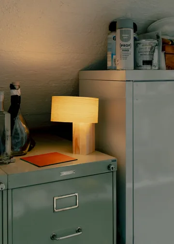 018 Hoop Table Lamp Tischleuchte - Matt geölte Kiefer, 34 cm - Vaarnii