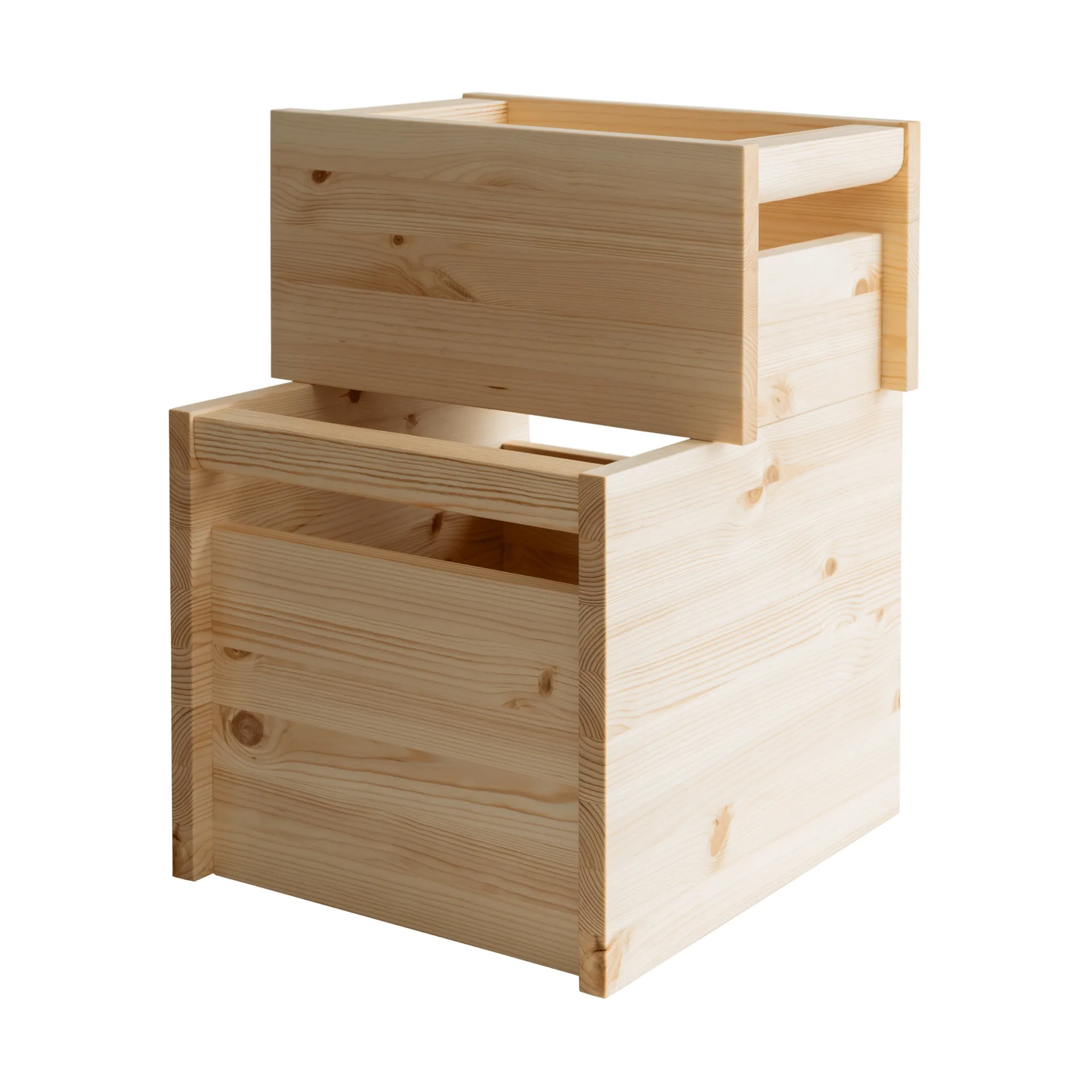 020 Koppa Crate Aufbewahrungsbox, Ölgewachste Kiefer, large 38x43x36 cm Vaarnii