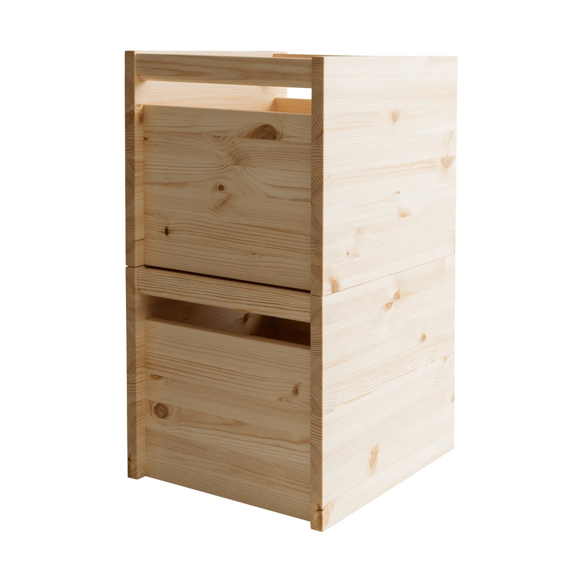 020 Koppa Crate Aufbewahrungsbox, Ölgewachste Kiefer, large 38x43x36 cm Vaarnii