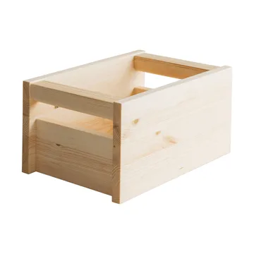 020 Koppa Crate Aufbewahrungsbox - Ölgewachste Kiefer, small 29x43x22 cm - Vaarnii
