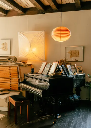 1002 Hans Pendant Pendelleuchte - Matt geölte Fichte, Ø46 cm - Vaarnii