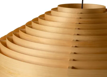 1003 Hans Pendant Pendelleuchte - Matt geöltes Wachs-Kiefernholz, Ø60 cm - Vaarnii