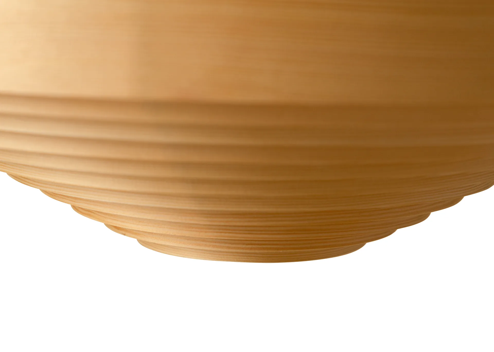 1003 Hans Pendant Pendelleuchte, Matt geöltes Wachs-Kiefernholz, Ø60 cm Vaarnii