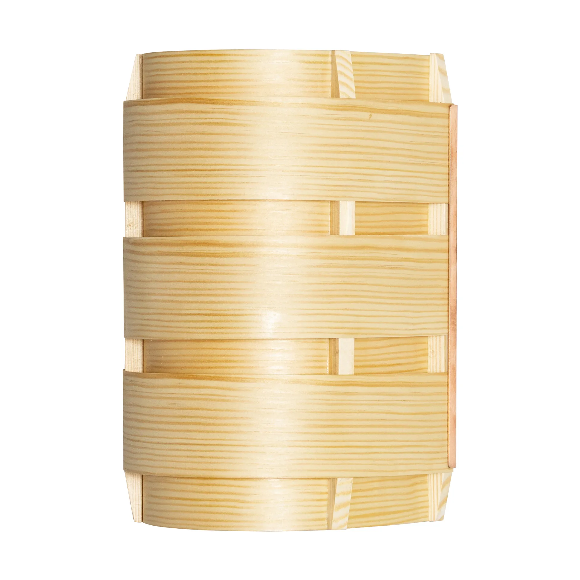 1004 Hans Wandleuchte, Matt ölgewachste Kiefer, 16x24 cm Vaarnii