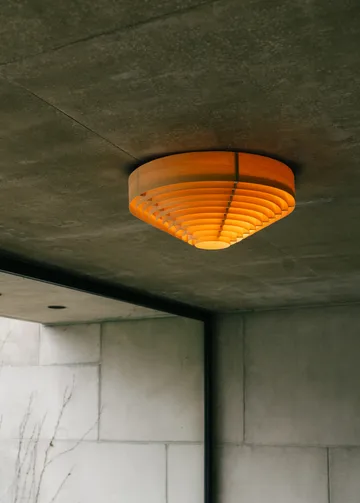 1005 Hans Ceiling Light Deckenleuchte - Matt geölte Fichte, Ø55 cm - Vaarnii