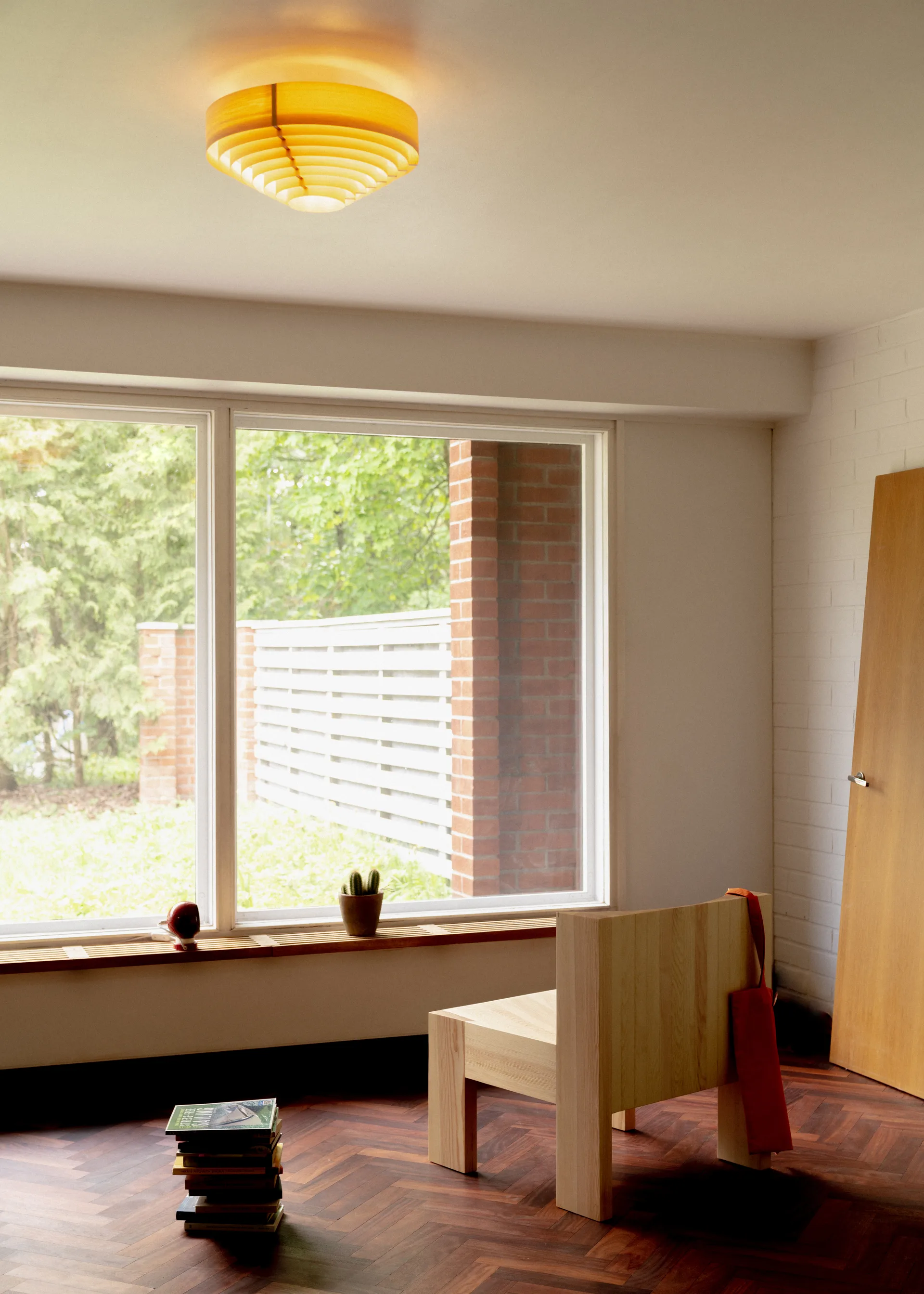 1005 Hans Ceiling Light Deckenleuchte, Matt geölte Kiefer, Ø42 cm Vaarnii