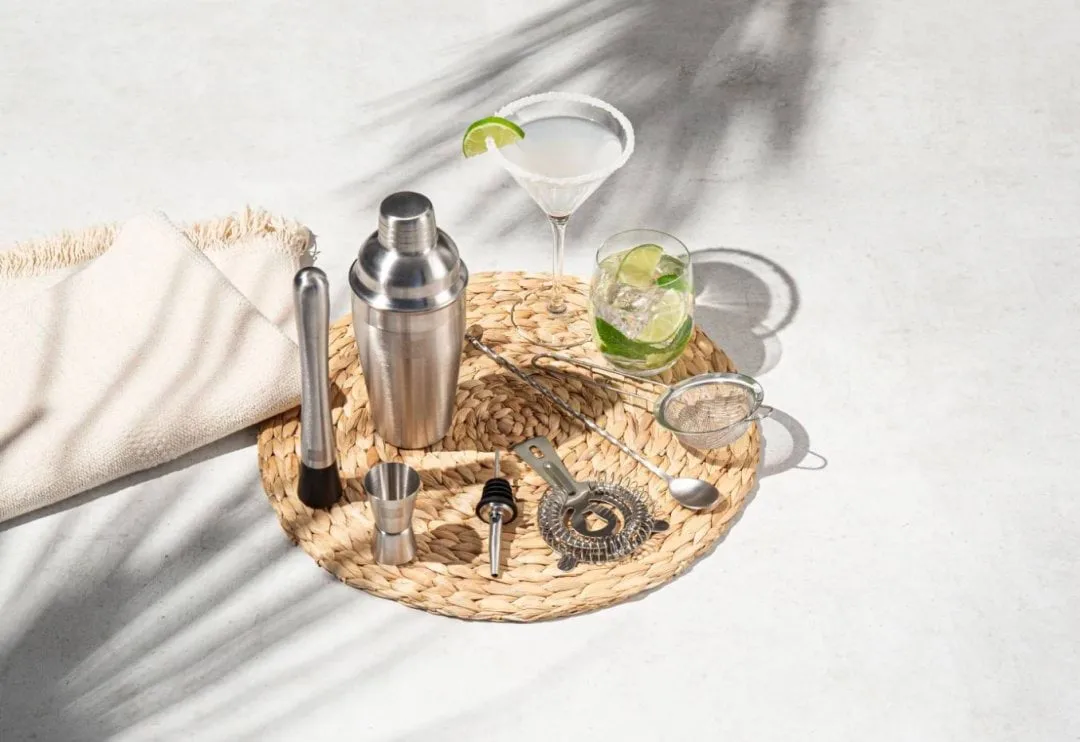 Vacuvin Lovers Bar In A Box Cocktailset, Edelstahl, 7-teiliig Vacuvin