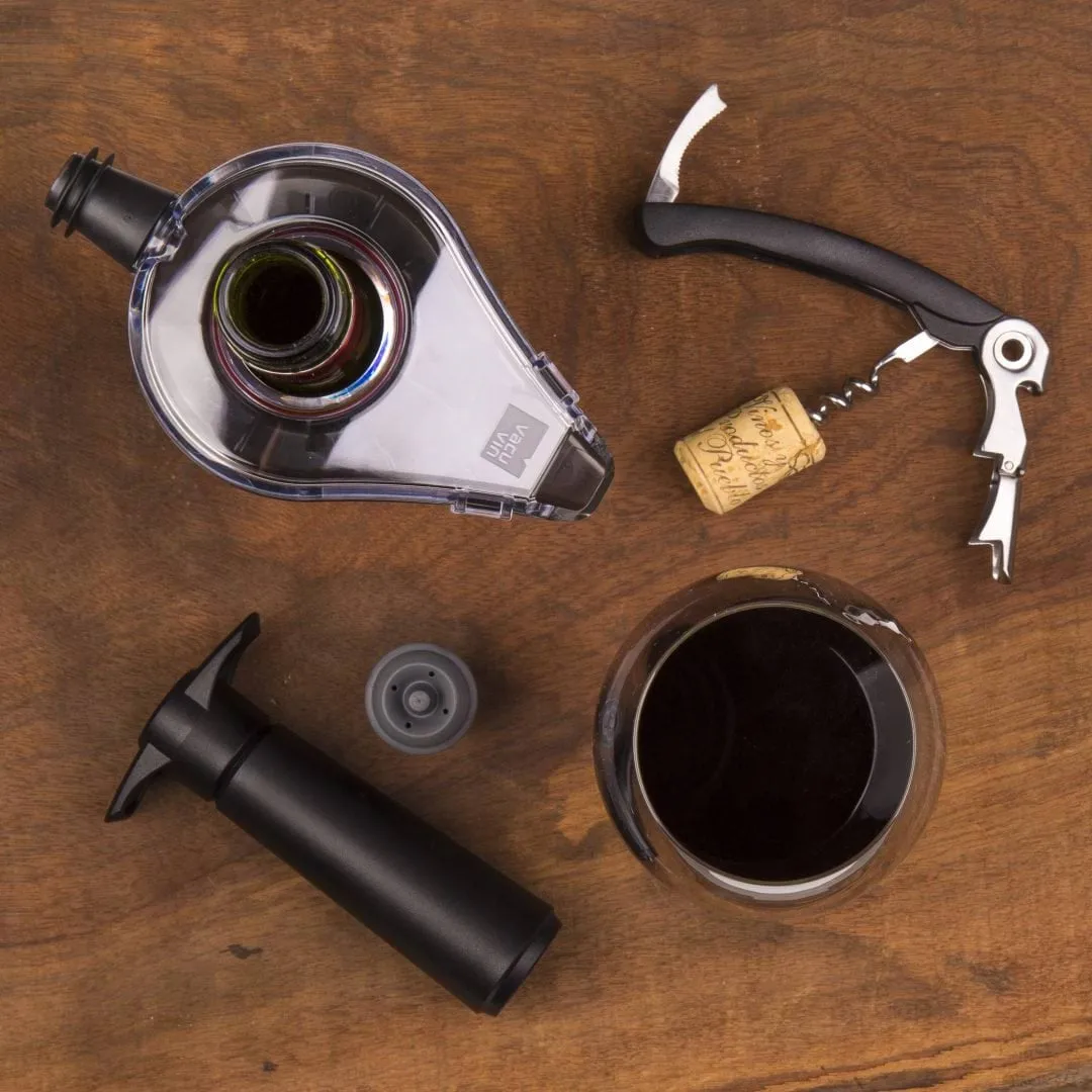 Vacuvin Wine Areator Weinbelüfter, Grau Vacuvin