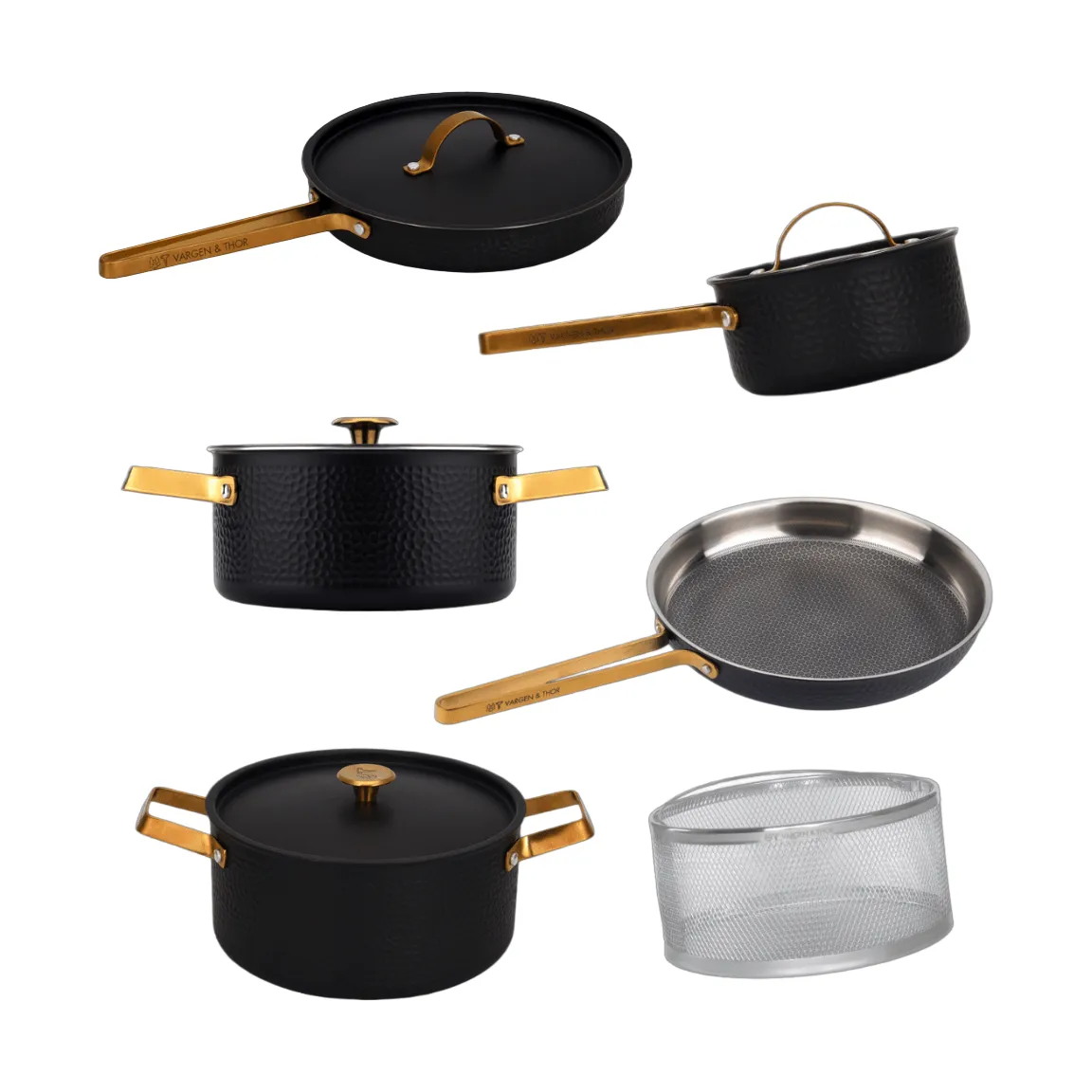 Arvet Topf-Set, Edelstahl, XL, 10 Teile Vargen & Thor
