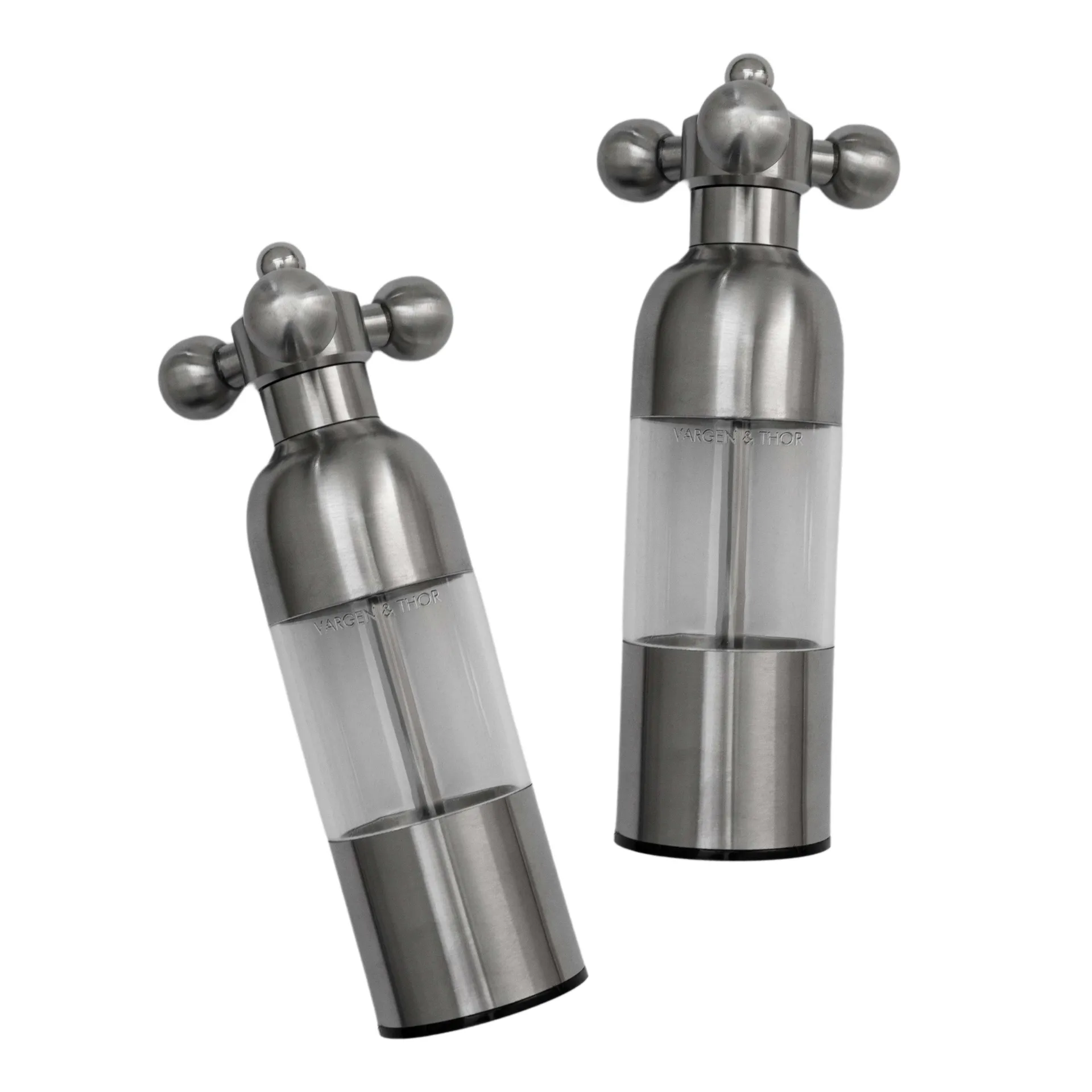 Axia Salz- und Pfeffermühle Set, Gebürsteter Edelstahl Vargen & Thor