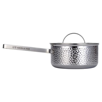 Chrom gehämmerter Stiel-Chromtopf mit Deckel - Teddy, 1,6 L - Vargen & Thor