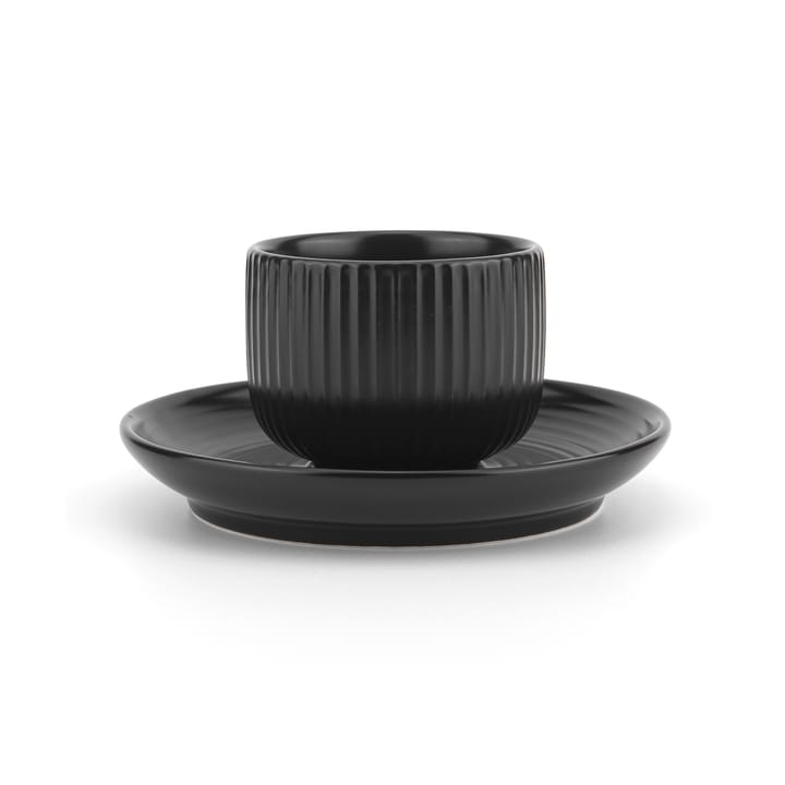Duga Espressotasse 4er Pack, Weiß, sandgrau, antracit, schwarz Vargen & Thor