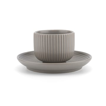 Duga Espressotasse 4er Pack - Weiß, sandgrau, antracit, schwarz - Vargen & Thor