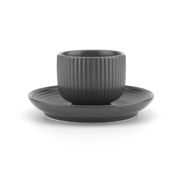 Duga Espressotasse 4er Pack - Weiß, sandgrau, antracit, schwarz - Vargen & Thor
