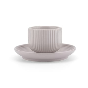 Duga Espressotasse 4er Pack - Weiß, sandgrau, antracit, schwarz - Vargen & Thor