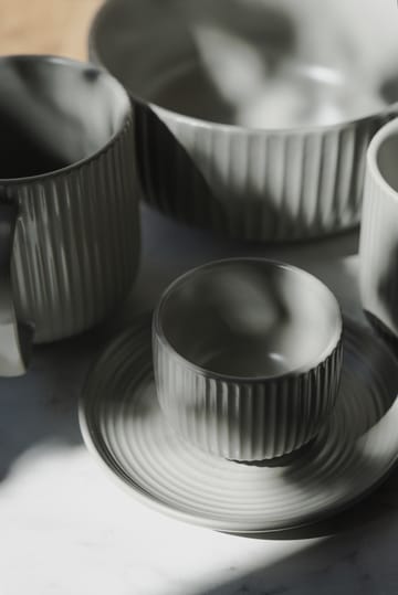 Duga Espressotasse 4er Pack - Weiß, sandgrau, antracit, schwarz - Vargen & Thor
